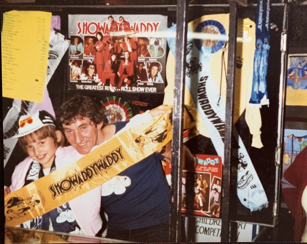 24 Sep 1982 - Ronnie Smith, SWW Merchandise Manager, Cliff's Pavilion, Southend (Dawn Willmott)